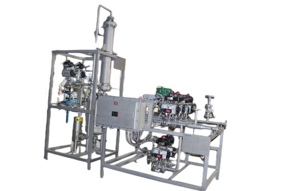 औद्योगिक उपयोग के लिए स्ट्रेट थ्रू टाइप के साथ फ्लोटिंग बॉल वाल्व स्किड माउंटेड सिस्टम