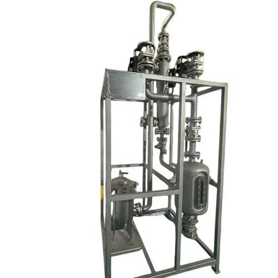 औद्योगिक उपयोग के लिए फ्लोटिंग बॉल वाल्व और स्ट्रेट थ्रू टाइप के साथ स्किड माउंटेड उपकरण