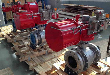 Trunnion घुड़सवार मोटर वाल्व Actuator, स्कॉच योक नियंत्रण वाल्व Actuator घुड़सवार