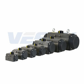 एल्यूमीनियम मिश्र धातु भाग बारी Actuator / एकल अभिनय एयर पिस्टन Actuator / रैक और पिनियन